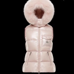 Moncler Balabio Metallic Down Puffer Vest